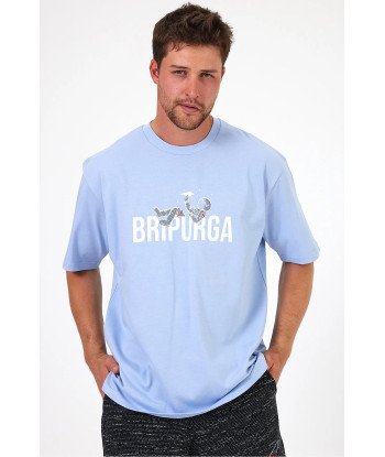 Bripurga Space Printed T-Shirt 100% Cotton Oversize 3 Variants Short Sleeve T-Shirt