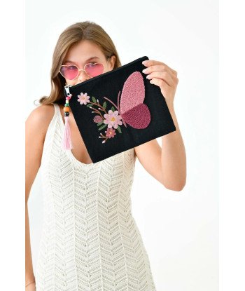 Bripurga Special Embroidery Clutch- Hand Bag- Special Embroidered Patterned Punch- Cotton Hand Bag 100246